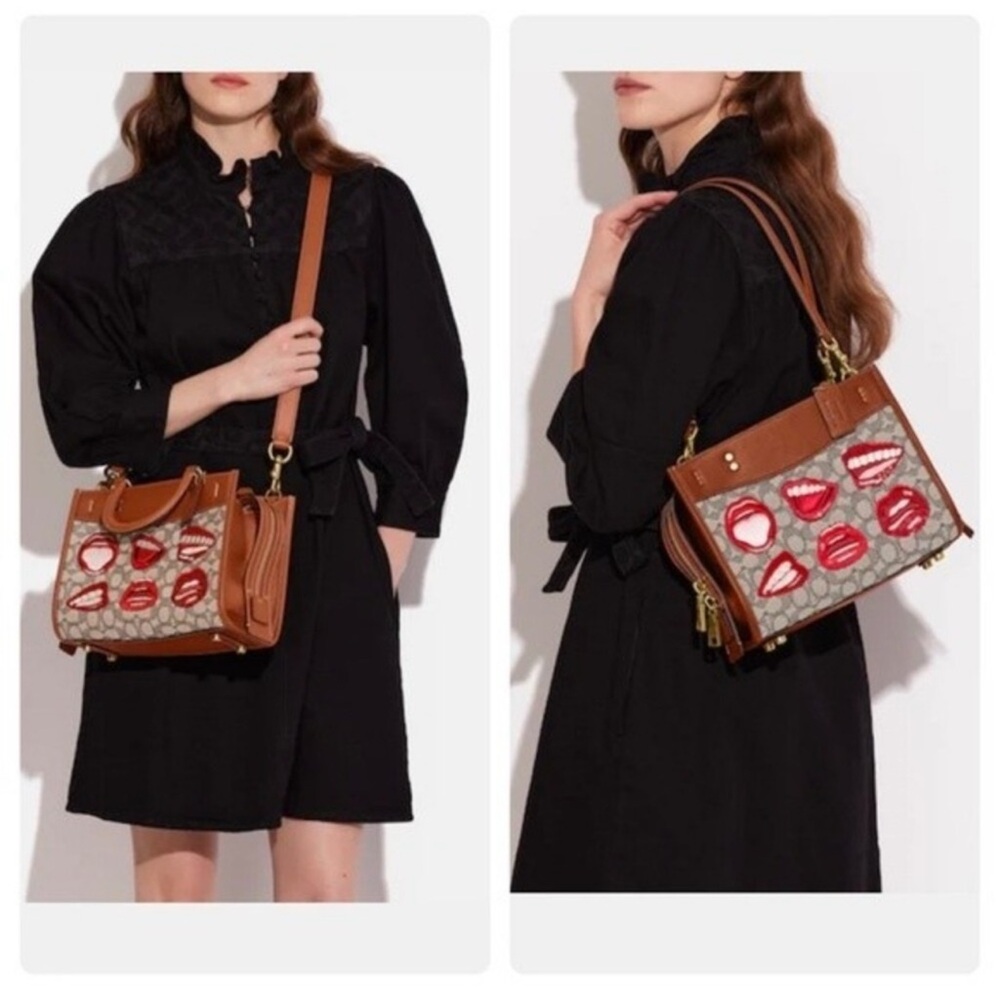 NEW RARE Coach X Tom Wesselmann Rogue 25 Signature Jacquard Collaboration Bag